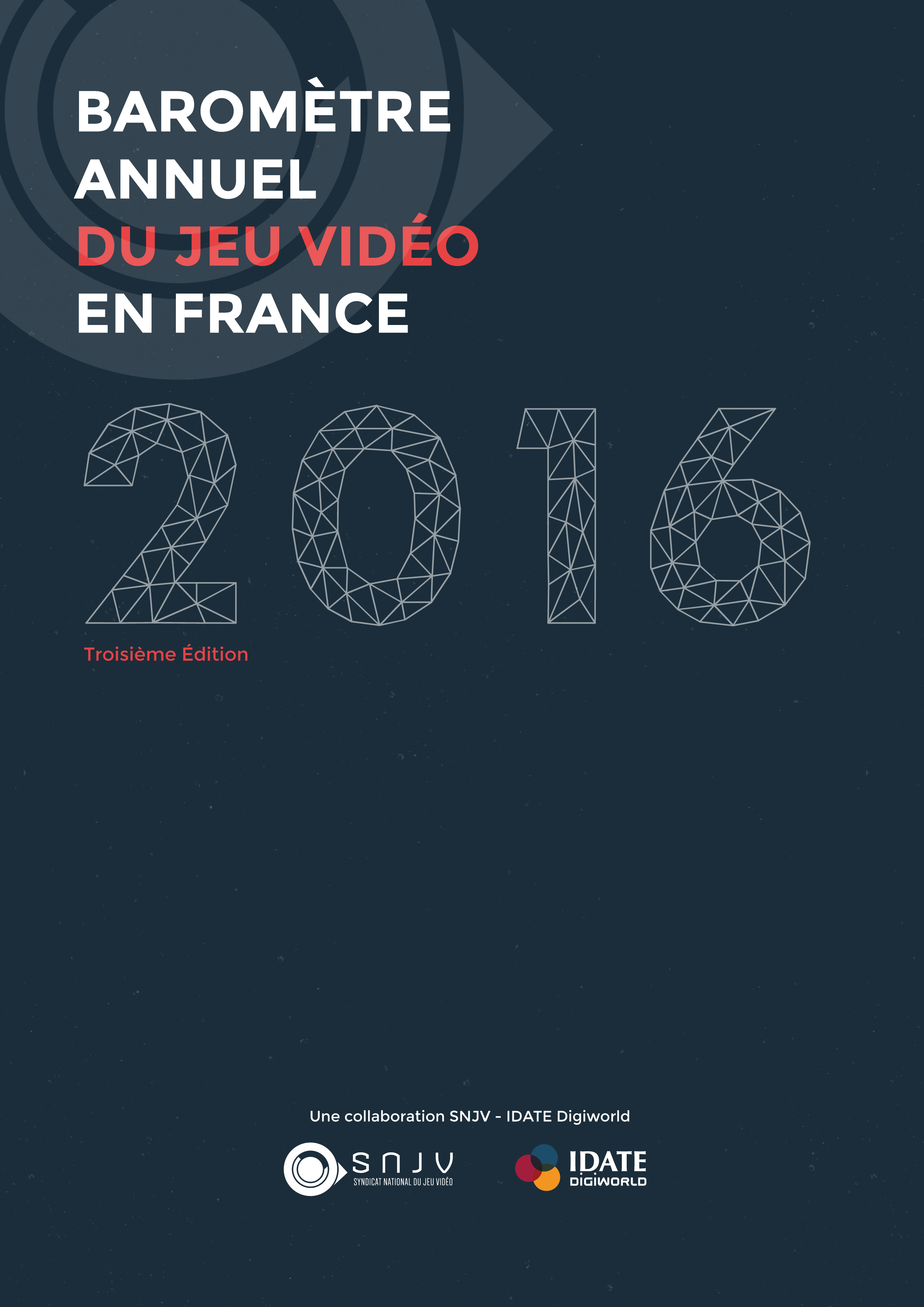 France: Baromètre Annuel du Jeu Video en France 2016